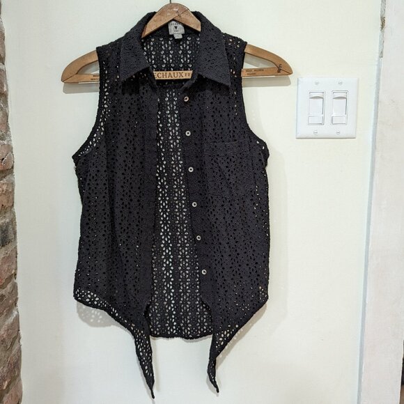 Guess - 100% cotton sleeveless shirt sz XS - Picture 1 of 5